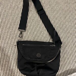 Lulu lemon Black Crossbody Bag